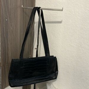 M. LONDON Genuine Leather black purse